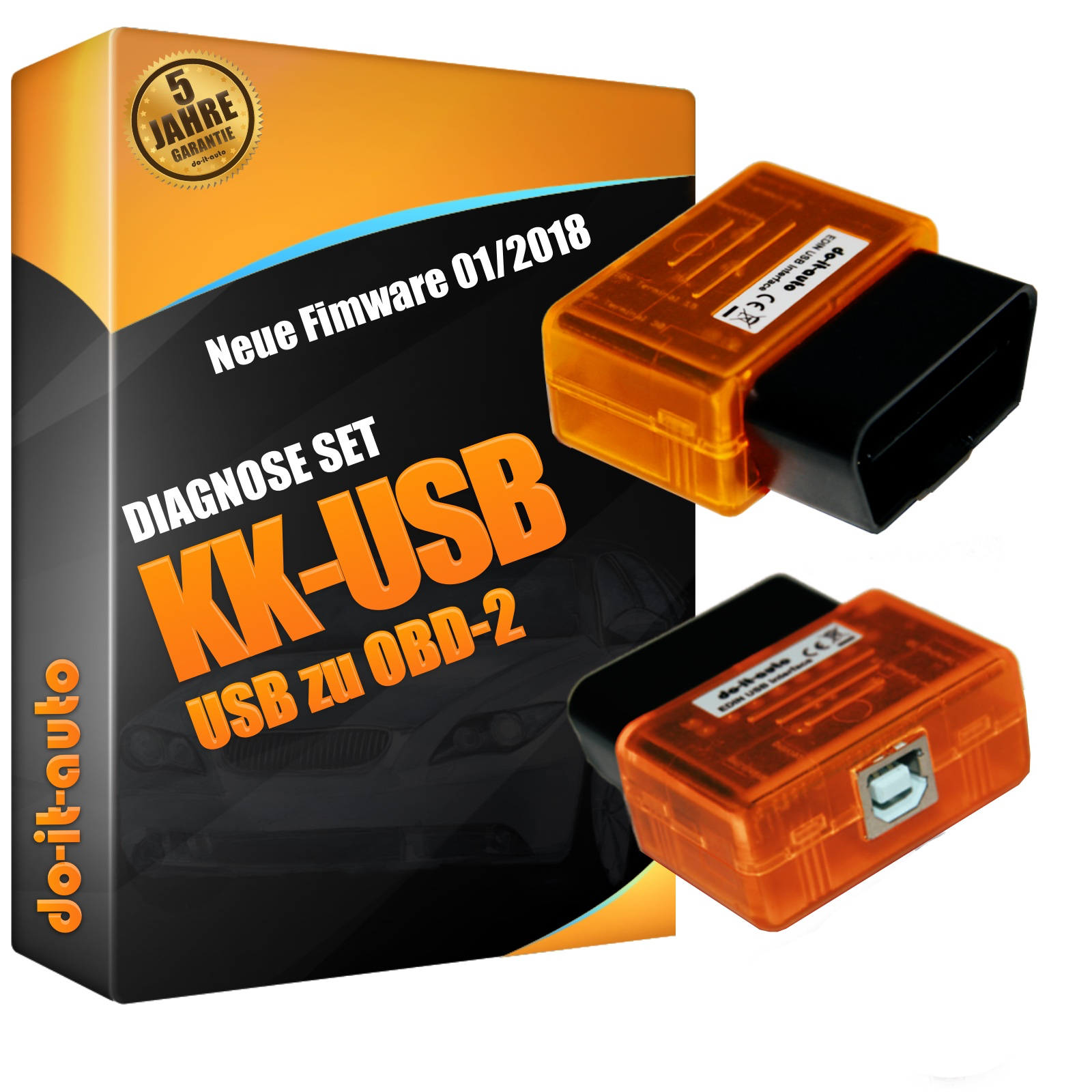 KK-USB  Diagnose Interface Set für BMW von 1996 bis 2007